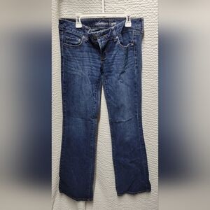 American Eagle Outfitters Dark Blue Boyfriend Jeans